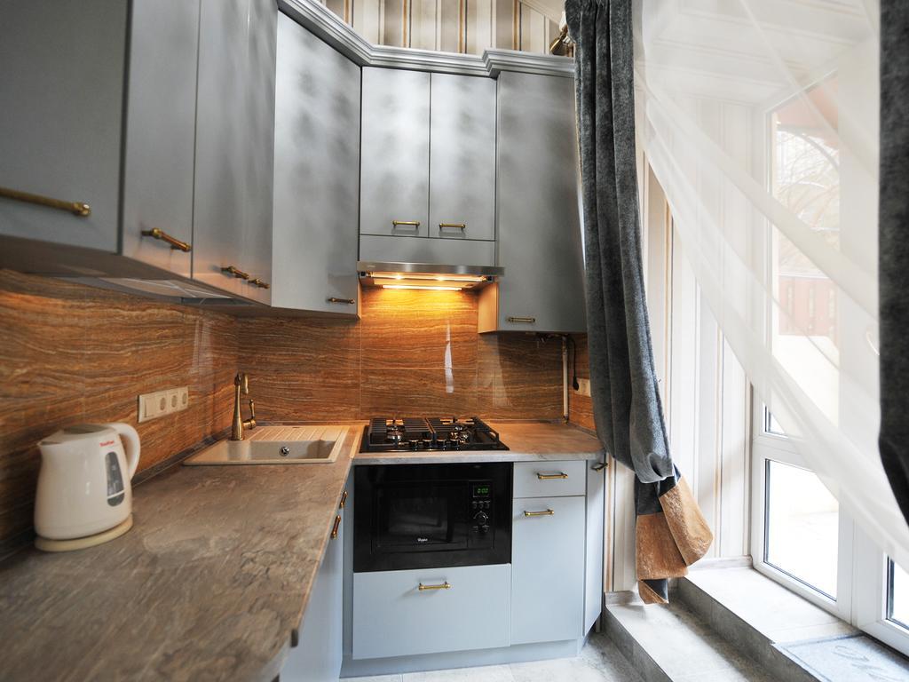 Apartments Lux In City Center Lviv Rum bild
